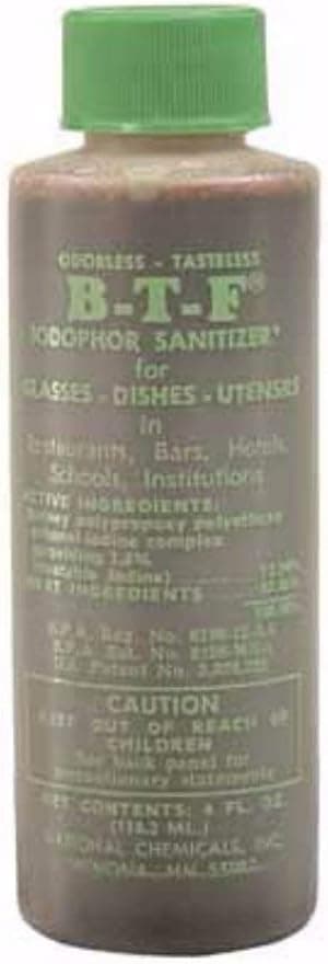 Iodophor Sanitizer for Brewing or Wine Making