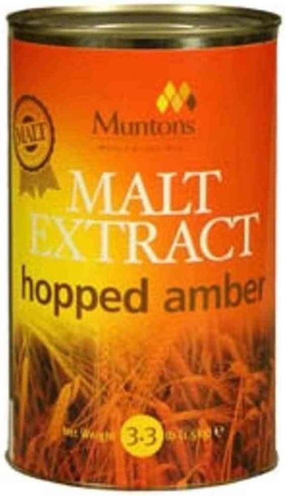 Muntons Liquid Malt Home Brew Extract - Amber Hopped, 3.3 Lbs