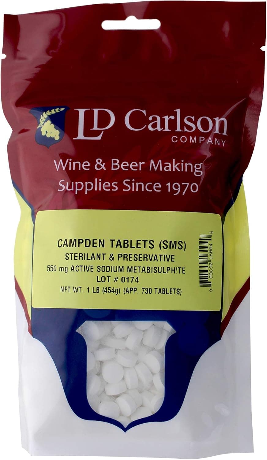 Campden Tablets (sodium metabisulfite) - 1 Pound Bulk