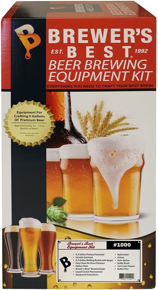 Brewers Best Beer Home Brewing Equipment Kit
