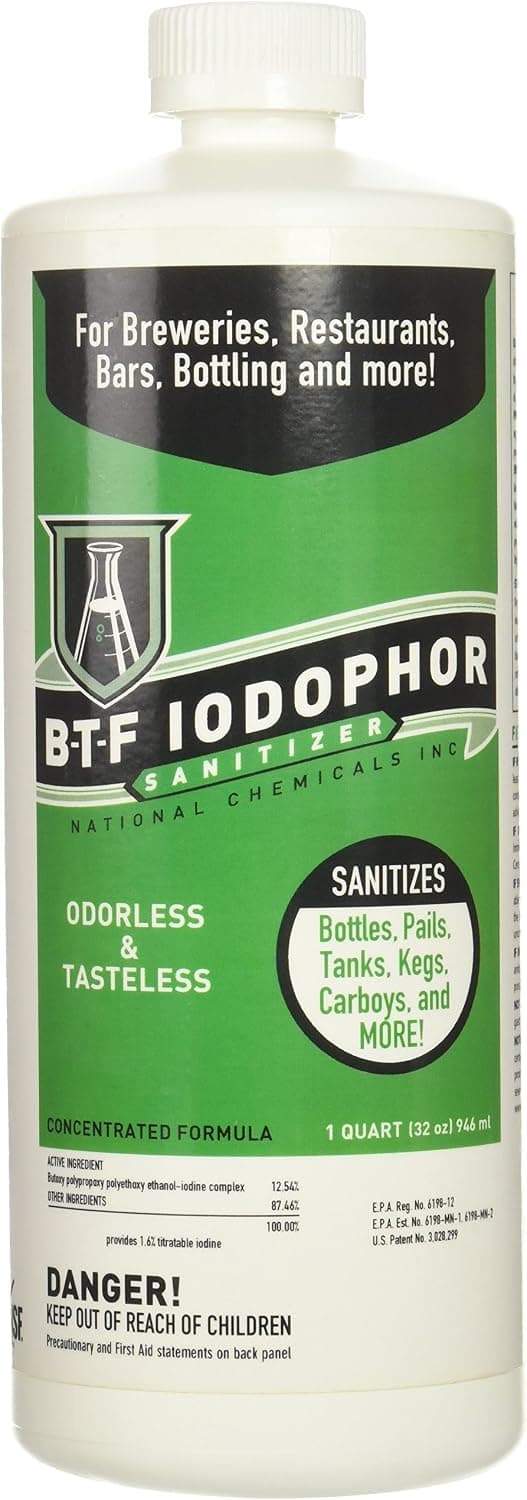 National Chemical BTF Iodophor Sanitizer 32 oz