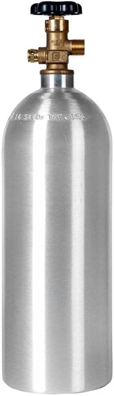 5lb CO2 Tank - New Aluminum Cylinder with CGA320 Valve