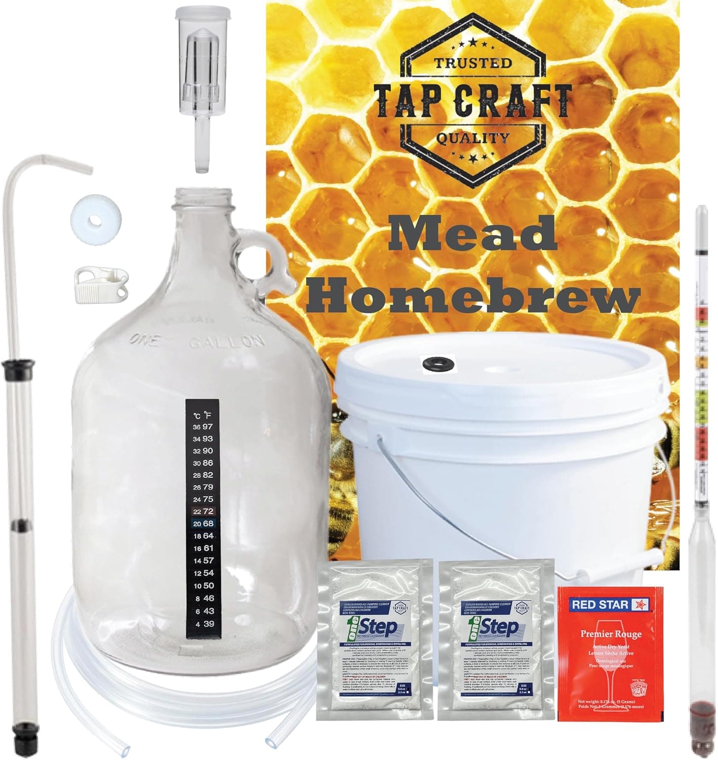 Homebrewstuff Mead Making Starter Kit - One Gallon Nano-Meadery