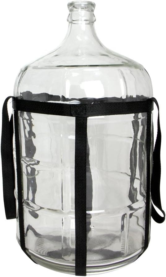 5 Gallon Glass Carboy with Brew Hauler