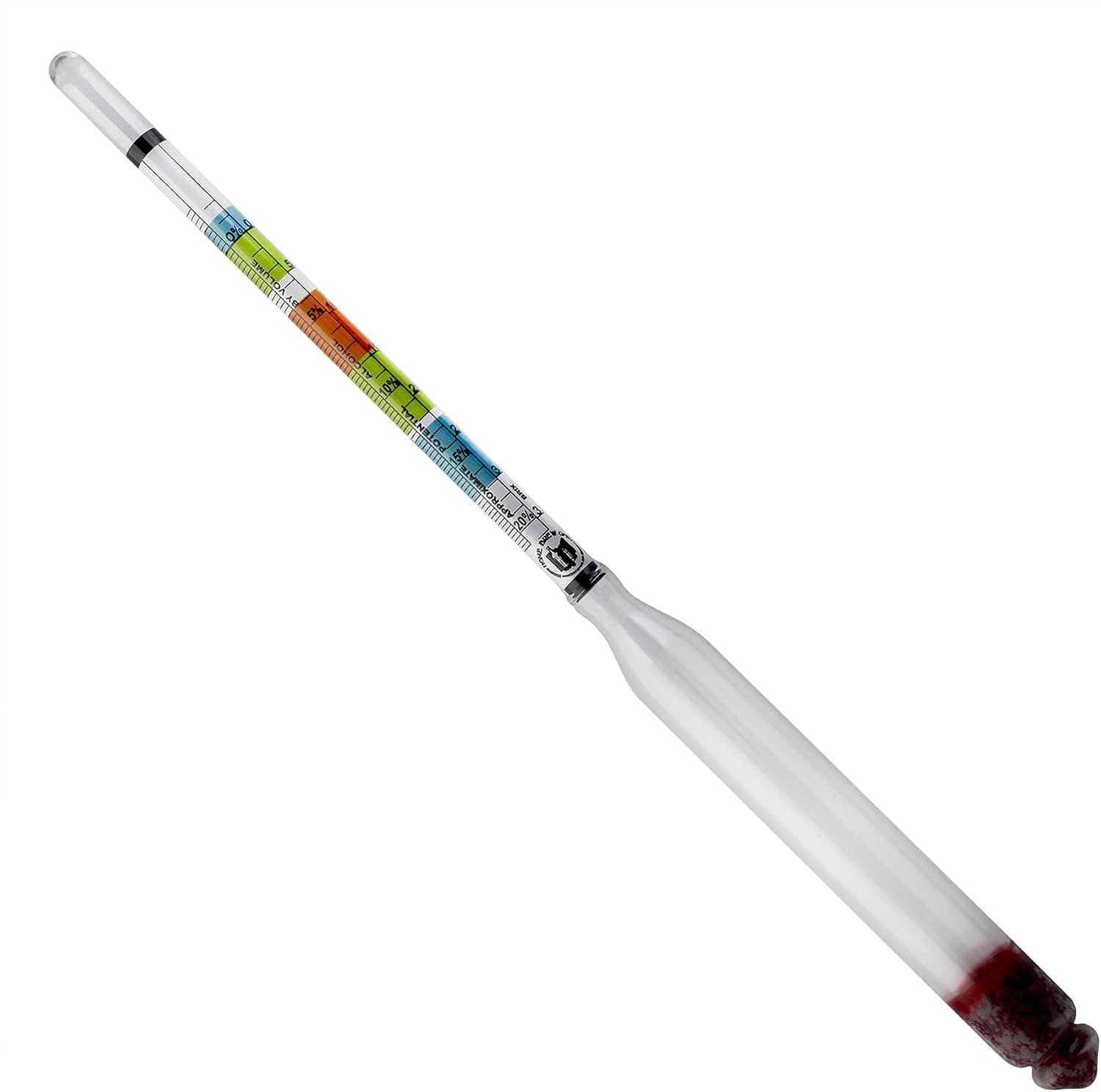 Triple Scale Hydrometer for Beer Brewing and Wine Making