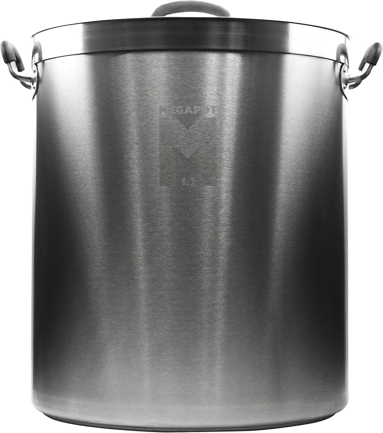 Northern Brewer MegaPot Stainless Steel Brew Kettle with Volume Markings (15 Gallon Plain)