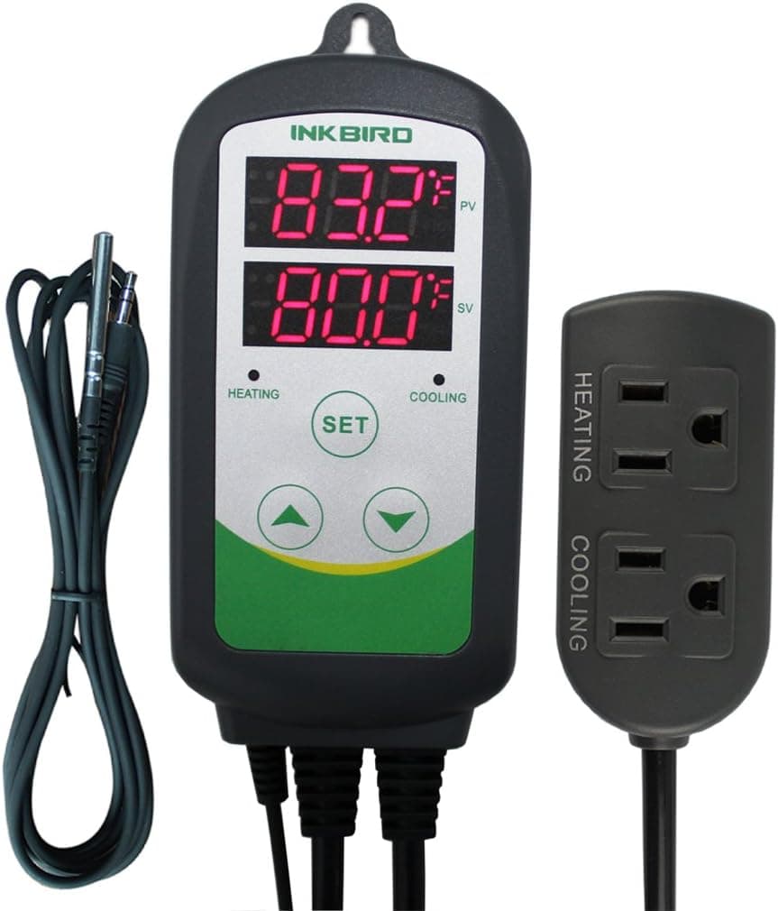 Inkbird Dual Stage Temperature Controller ITC-308S with NTC Probe