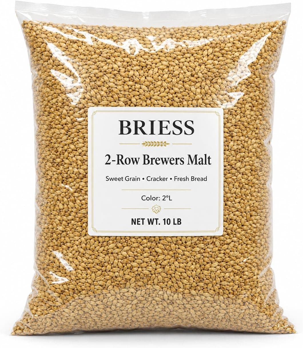 Briess 2-Row Brewers Malt 1.8L - 10 lb