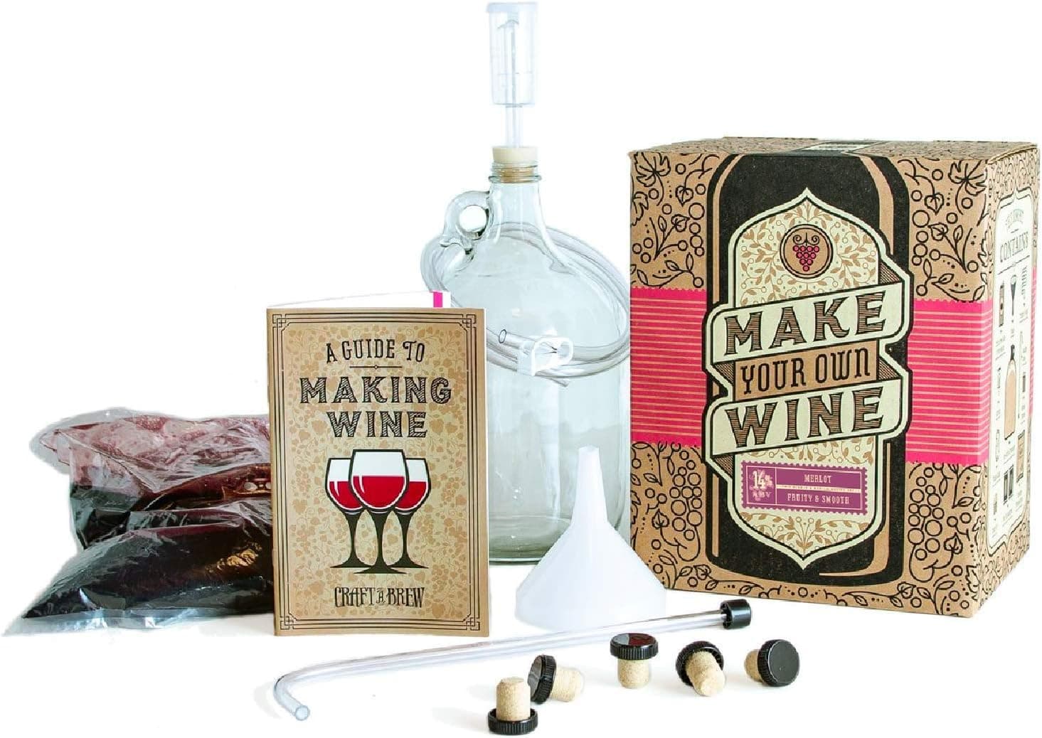 Craft a Brew Home Merlot Making Kit for Beginners