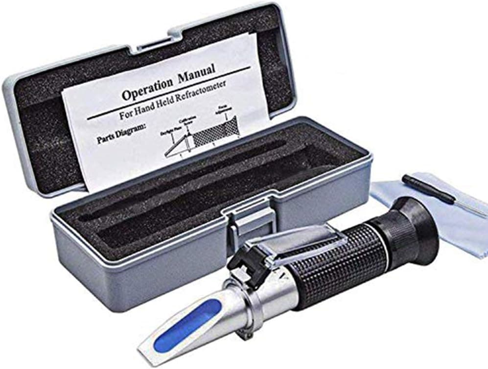 SMARTSMITH Beerbrew Brix Refractometer for Homebrew Beer Wort Dual Scale with ATC