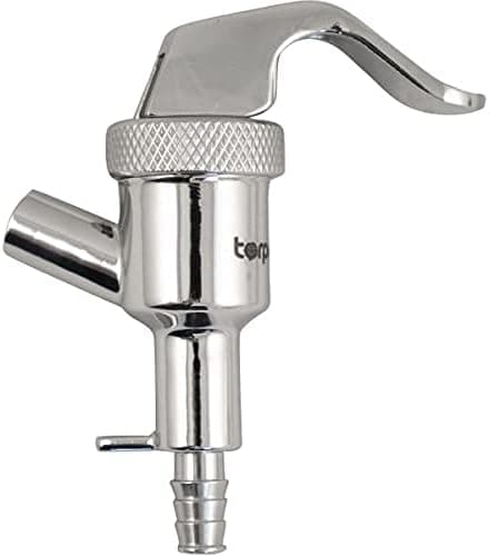 Torpedo Keg Beer Faucet Handheld Picnic Tap Stainless Steel 1/4" OD Barb