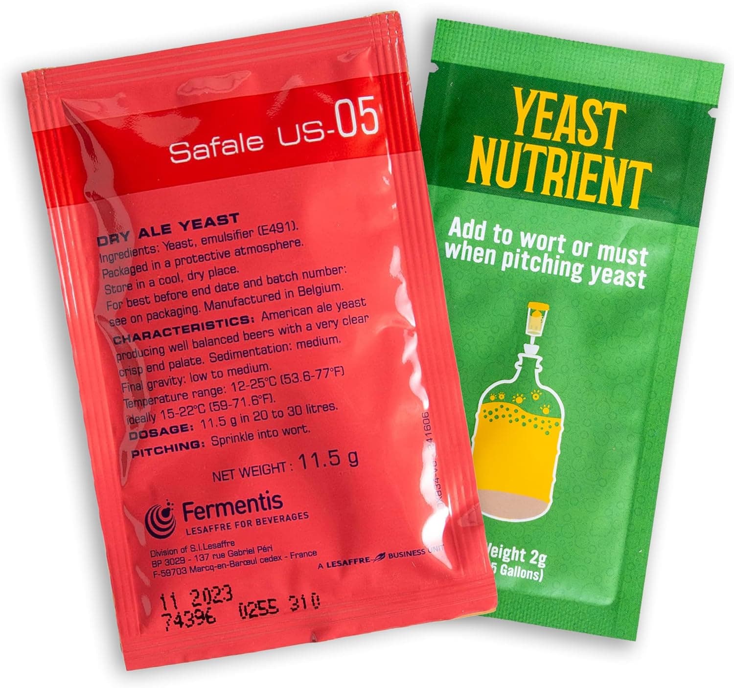 Craft A Brew Safale US-05 American Ale Dry Yeast
