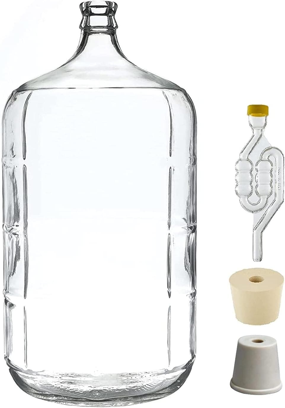 North Mountain Supply 6 Gallon Premium Italian Glass Carboy