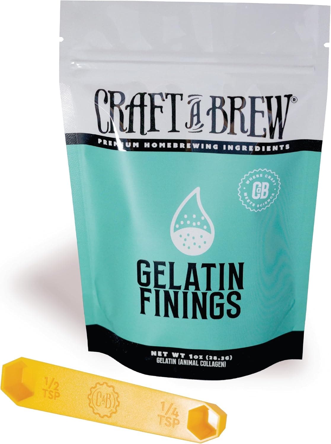 Craft A Brew Gelatin Finings for Wine & Beer, 1 oz