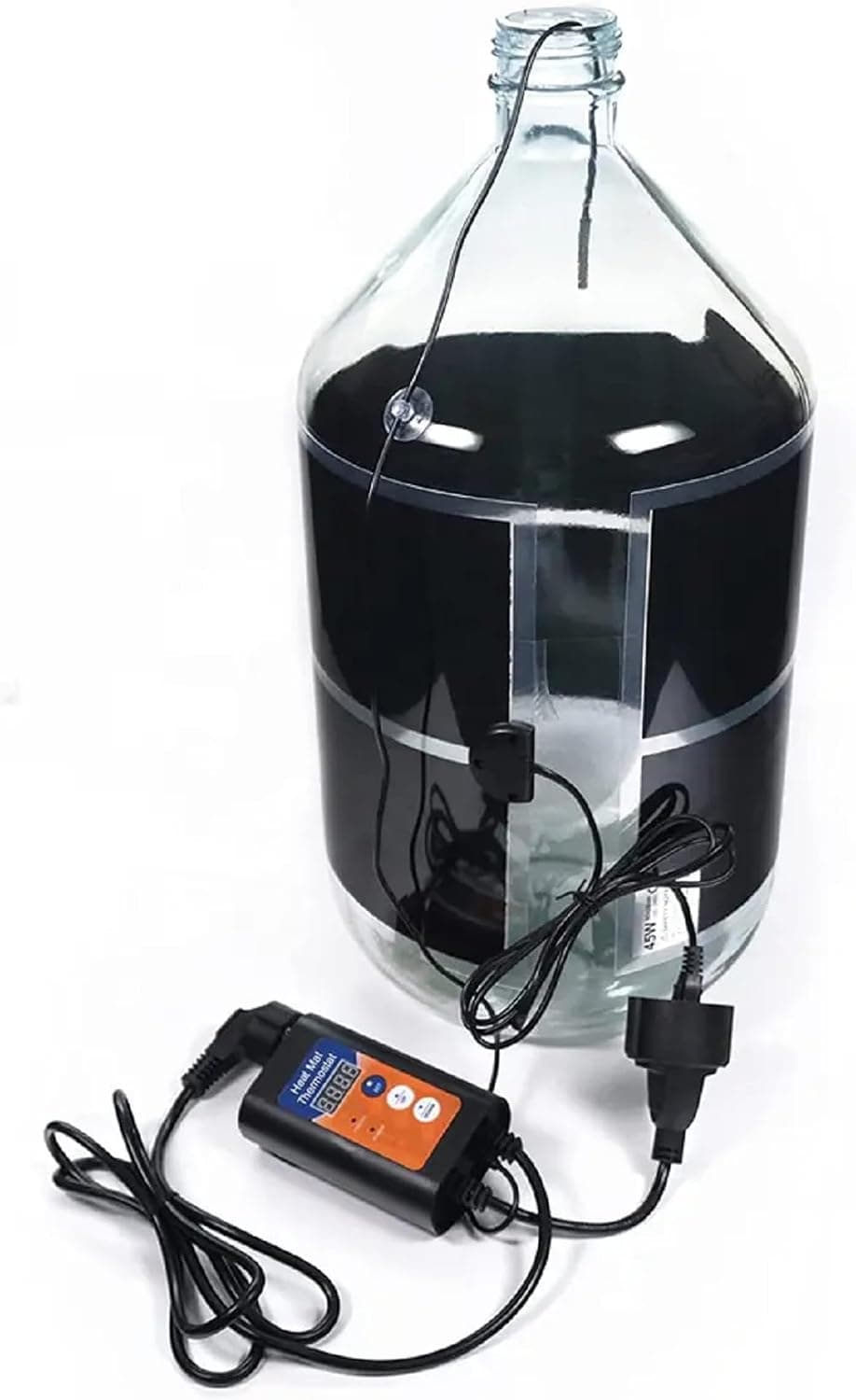 Fermentation Heater with Digital Thermostat 11" x 6" Heating Pad for Carboys
