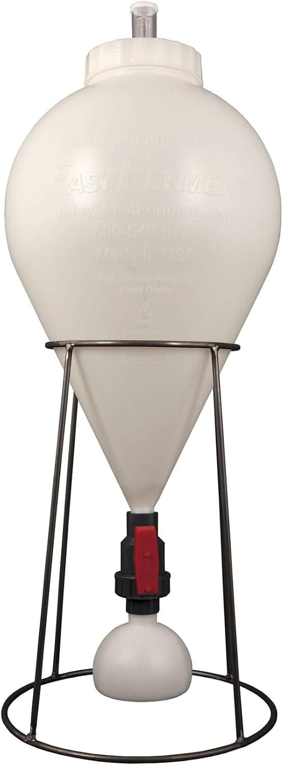 FastFerment Conical Fermenter 7.9 Gallon HomeBrew Kit, Wall Mount