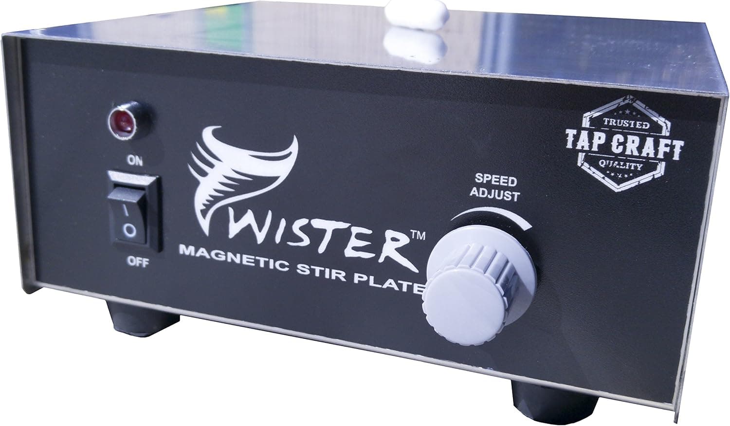 Tapcraft Twister 7" x 7" Stainless Steel Magnetic Stir Plate for Home Brew Yeast Starters