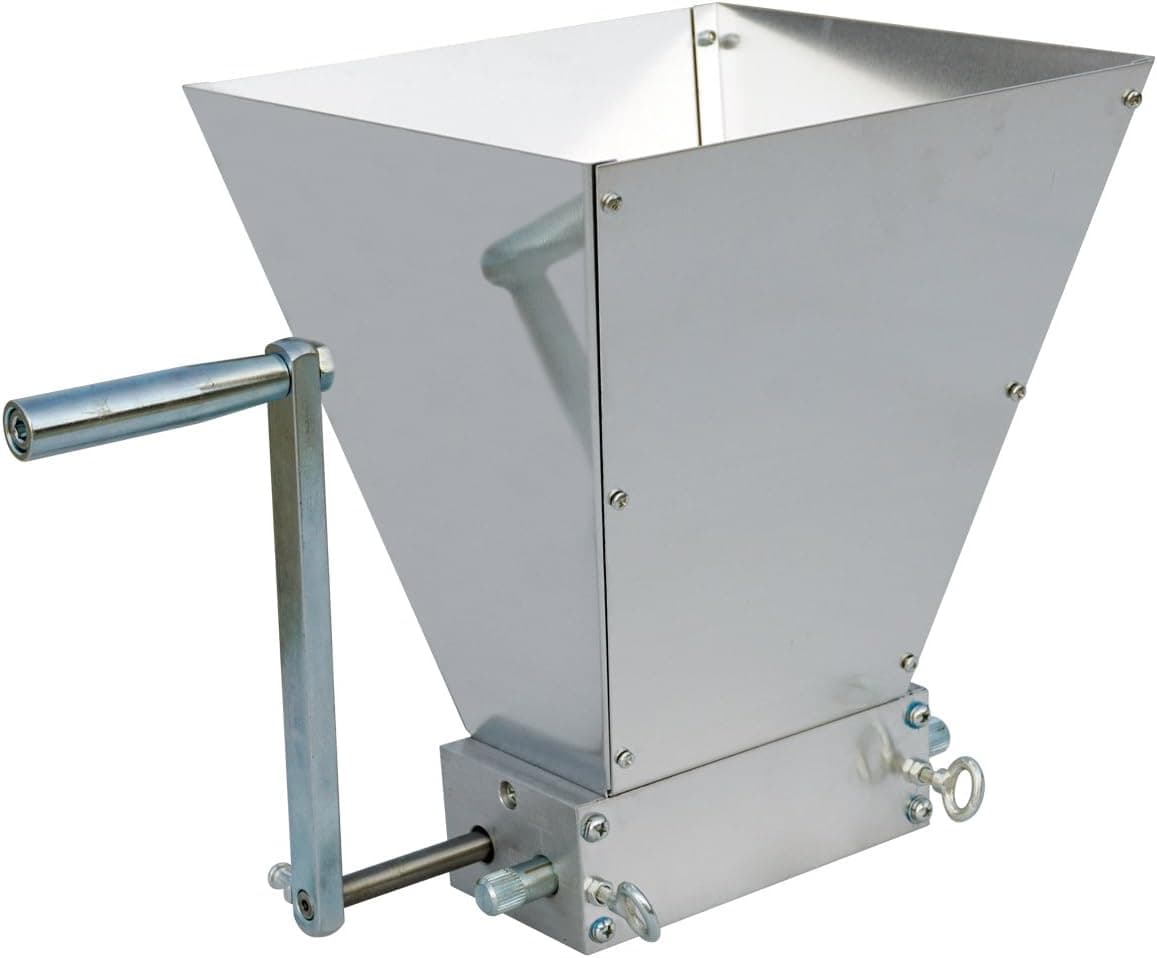 ECO-WORTHY Barley Crusher Malt Grain Mill 2-Roller