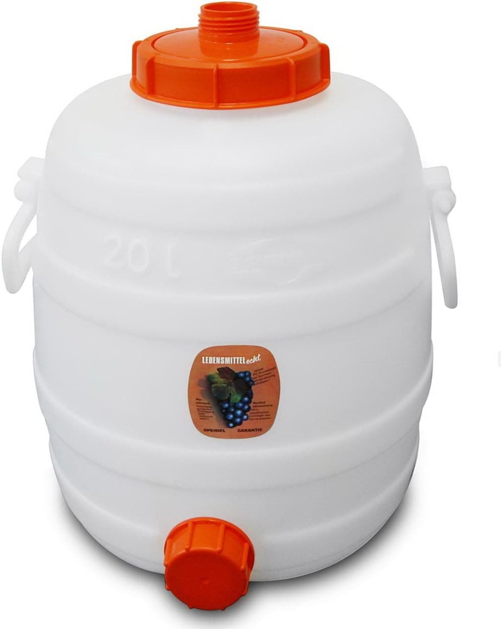 Speidel 30L (7.9 Gallon) Plastic Fermenter with Spigot, Bung & Airlock