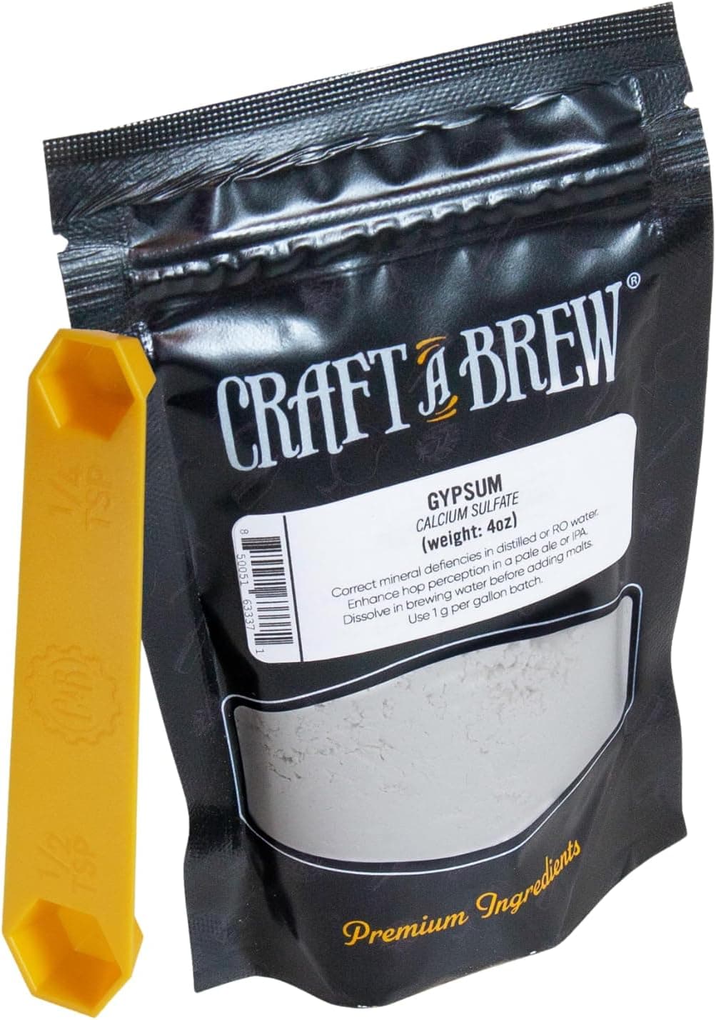 Craft A Brew Gypsum Calcium Sulfate 4oz